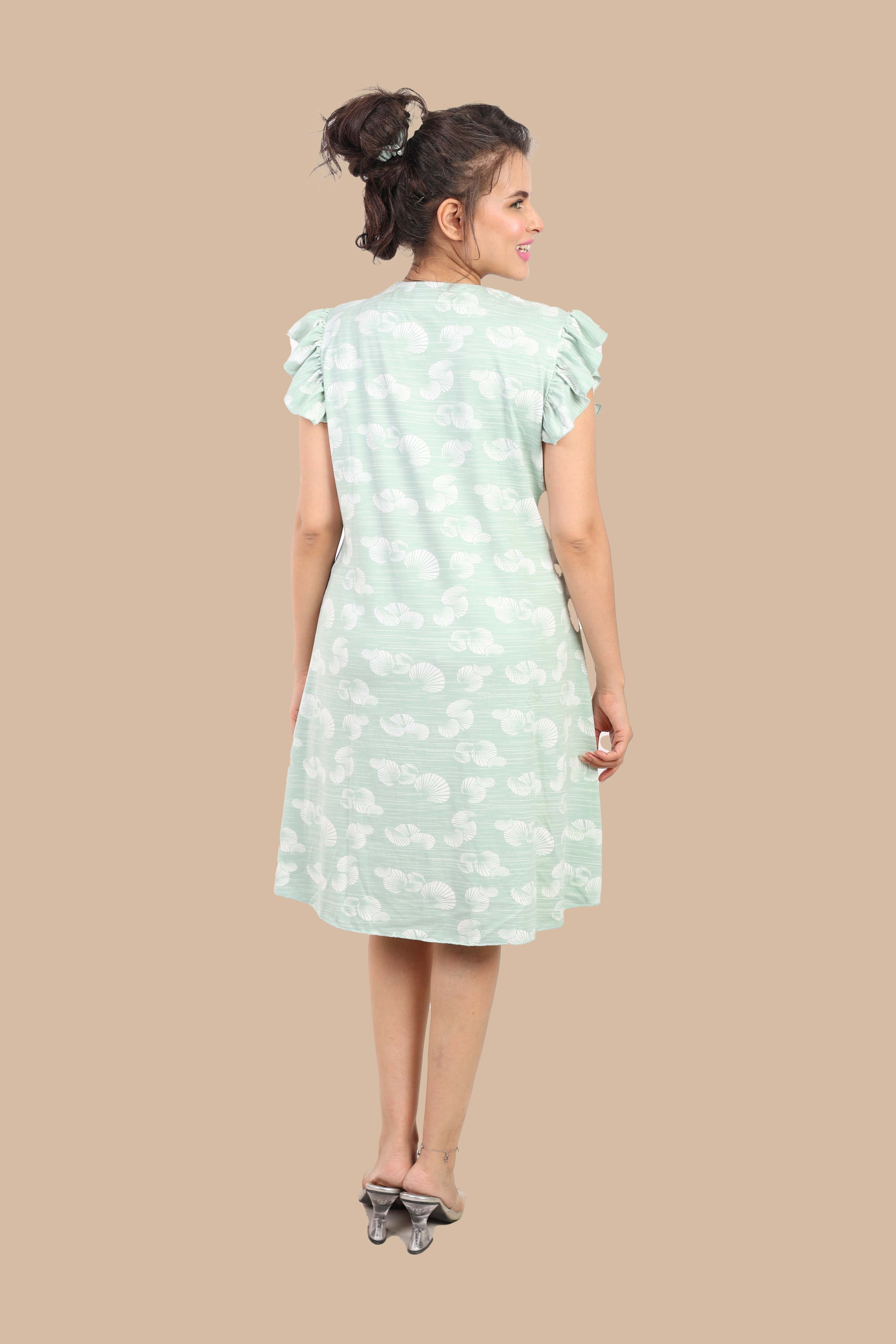 Soft Cotton Loungewear Dress