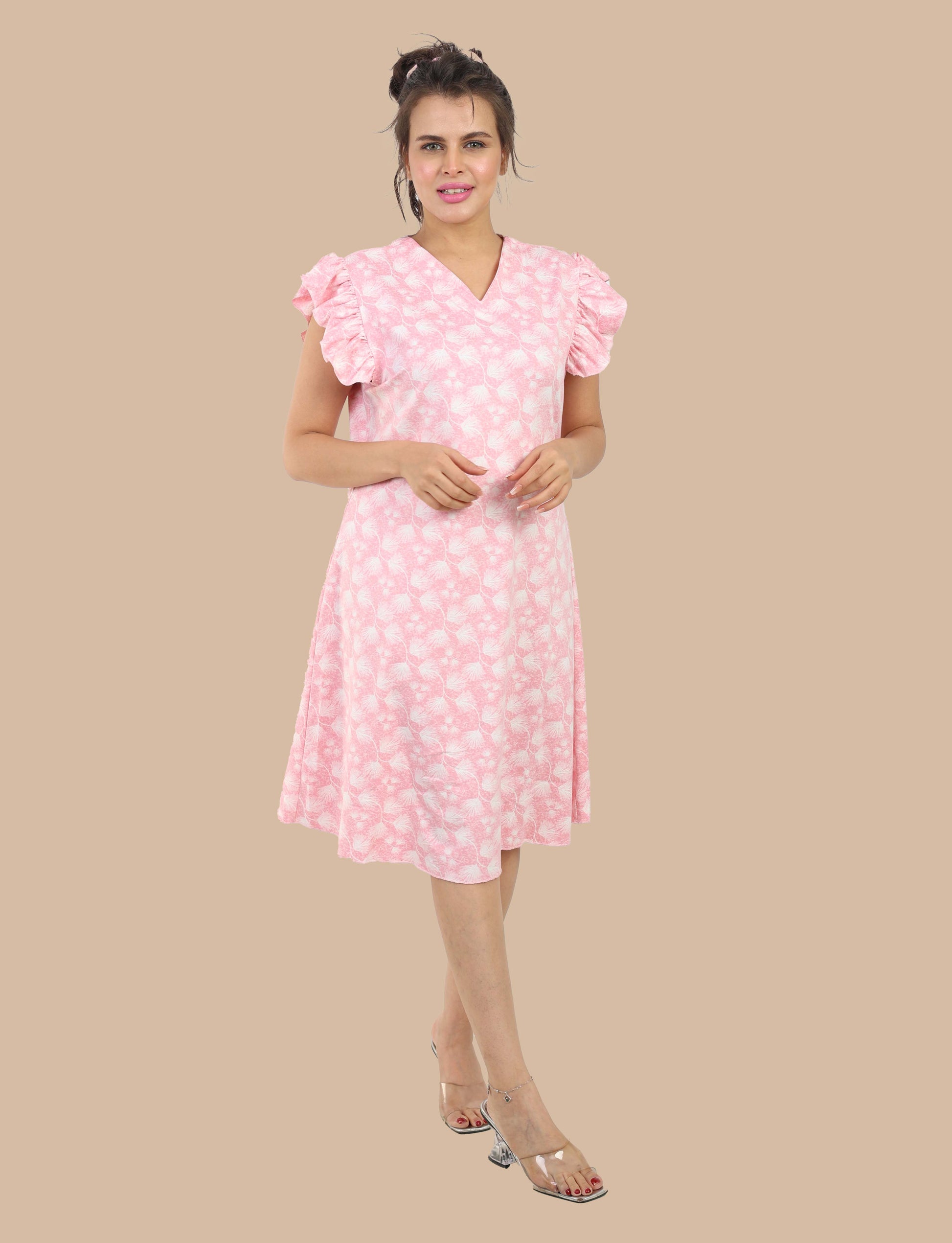 Soft Cotton Loungewear Dress