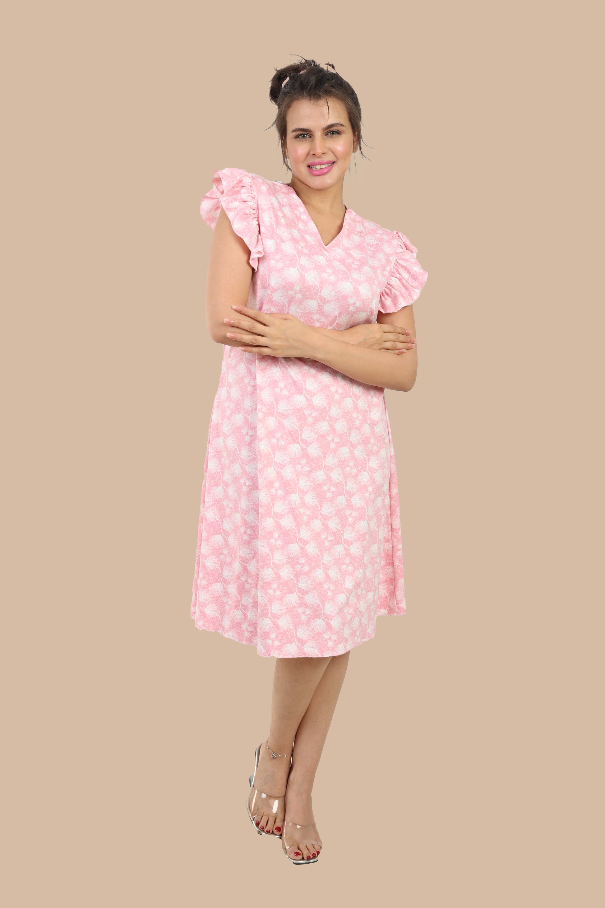 Soft Cotton Loungewear Dress