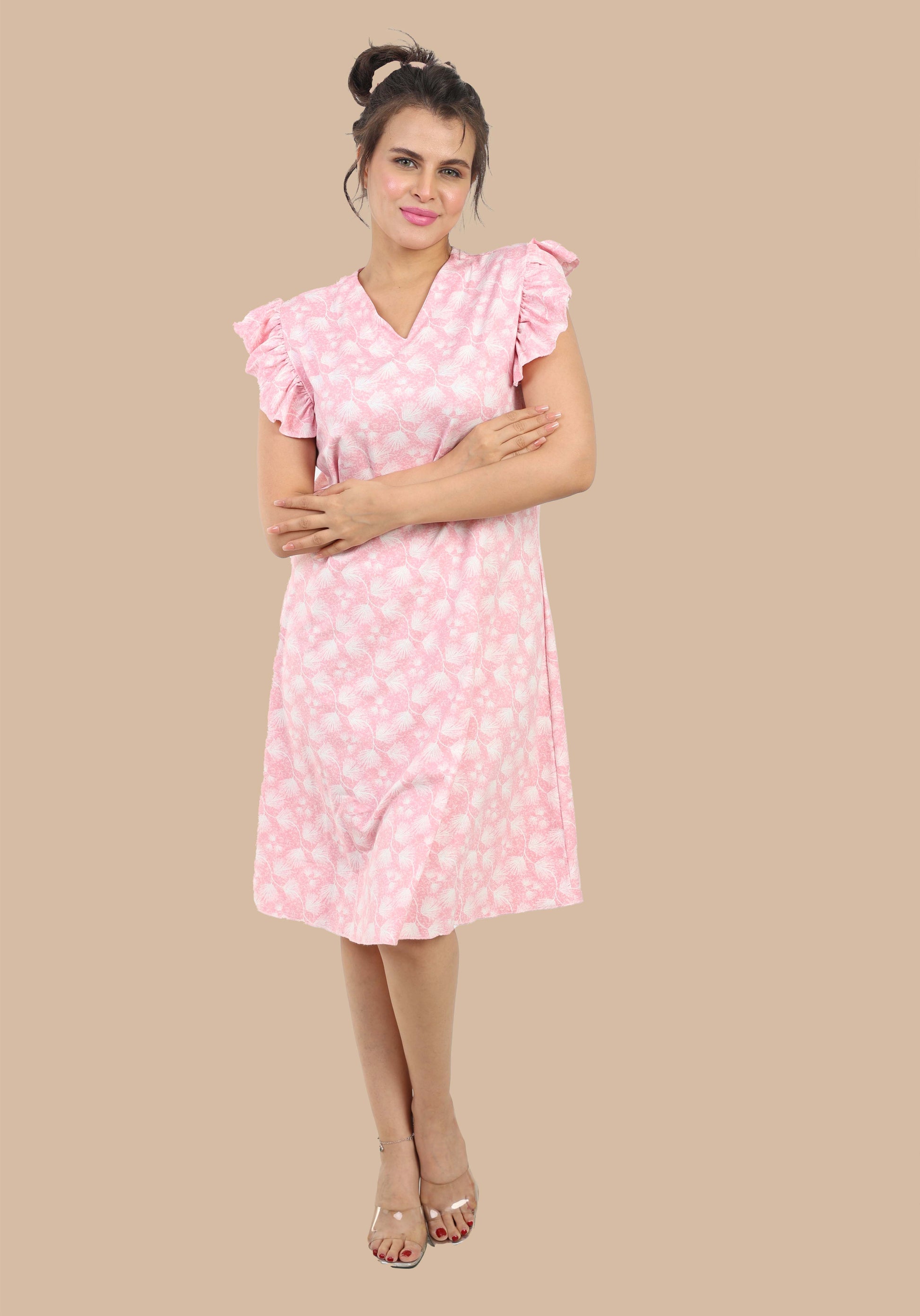 Soft Cotton Loungewear Dress