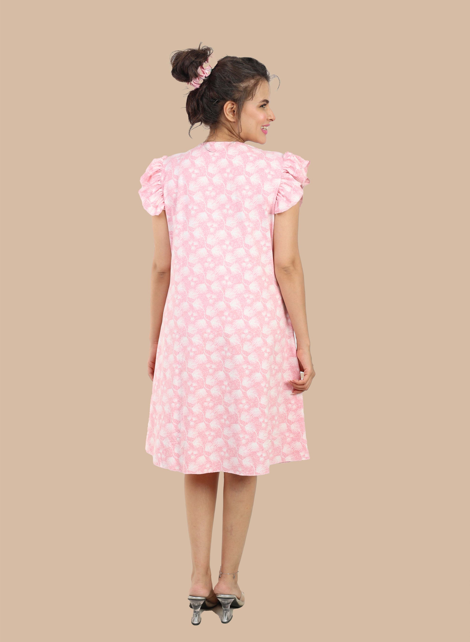Soft Cotton Loungewear Dress