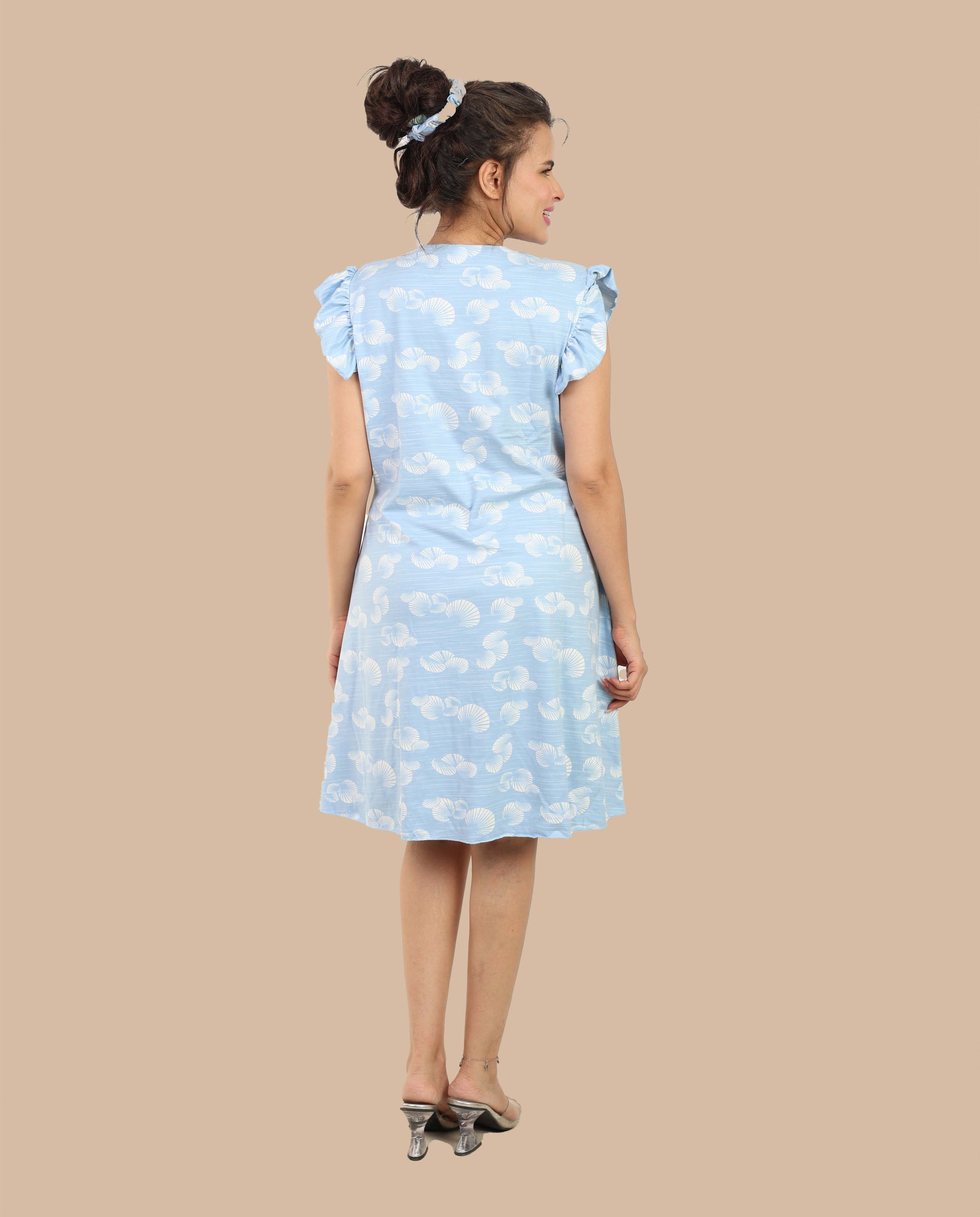 Soft Cotton Loungewear Dress