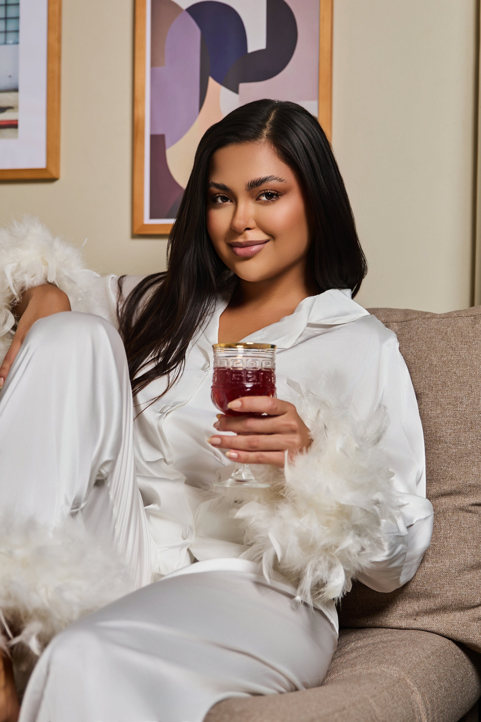 Luxury White Satin Set – Bride Edition
