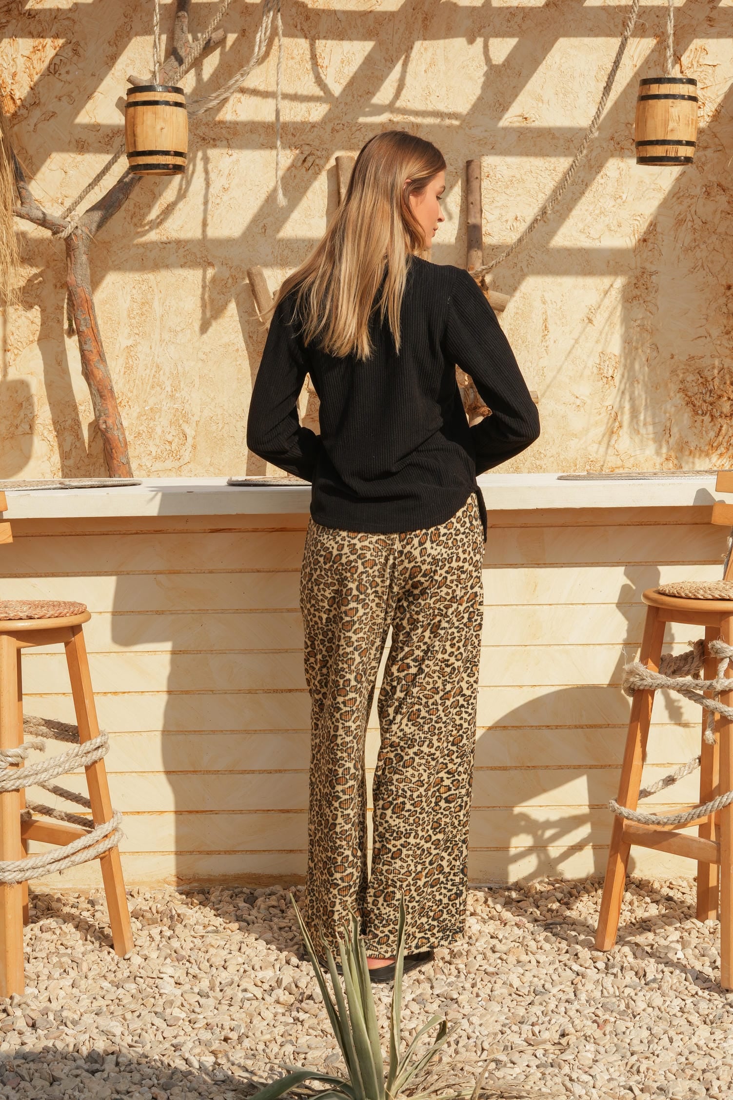 Cozy Tiger Ribbed Velvet Set