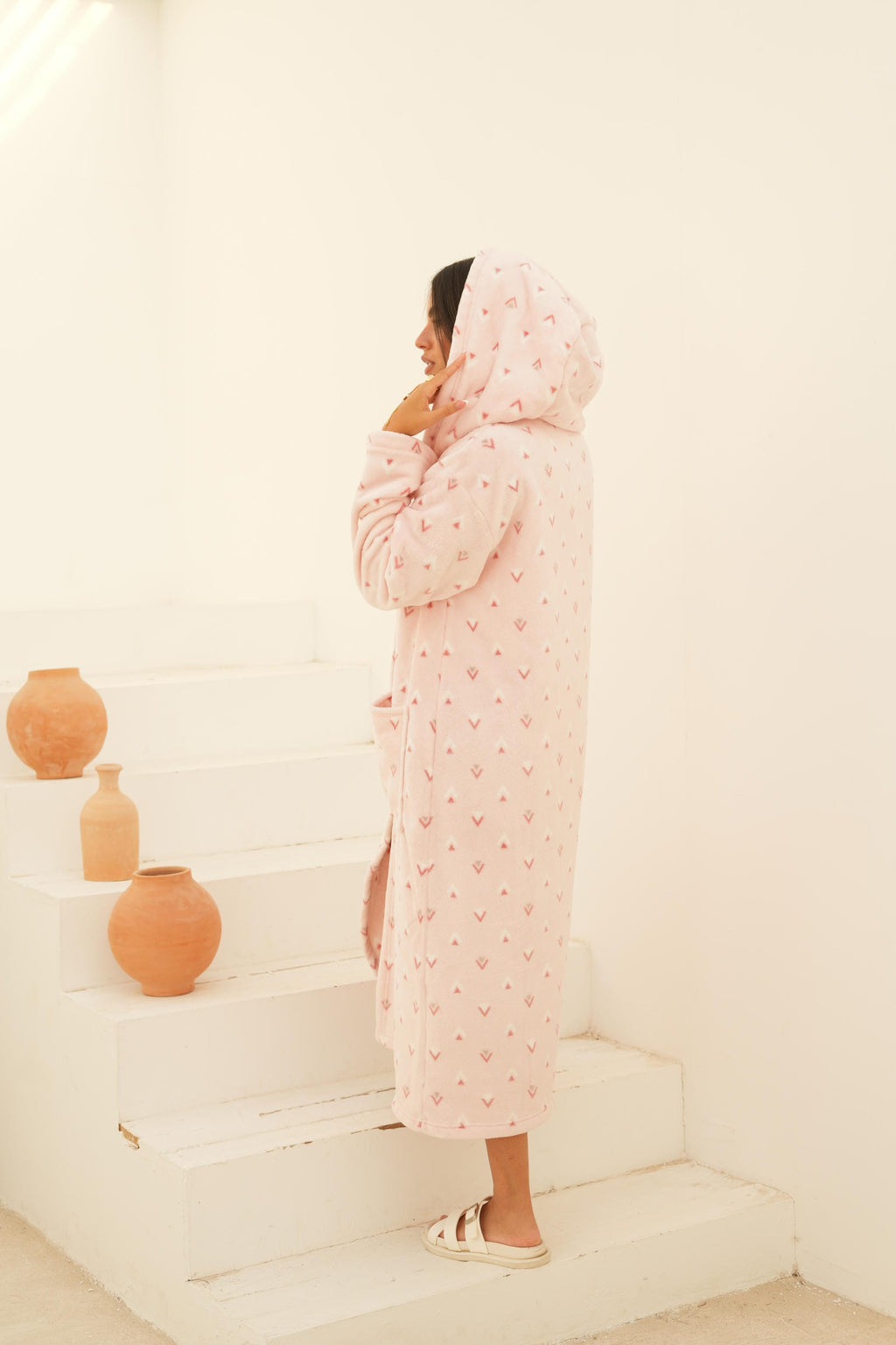 Cozy Pink Charm Robe