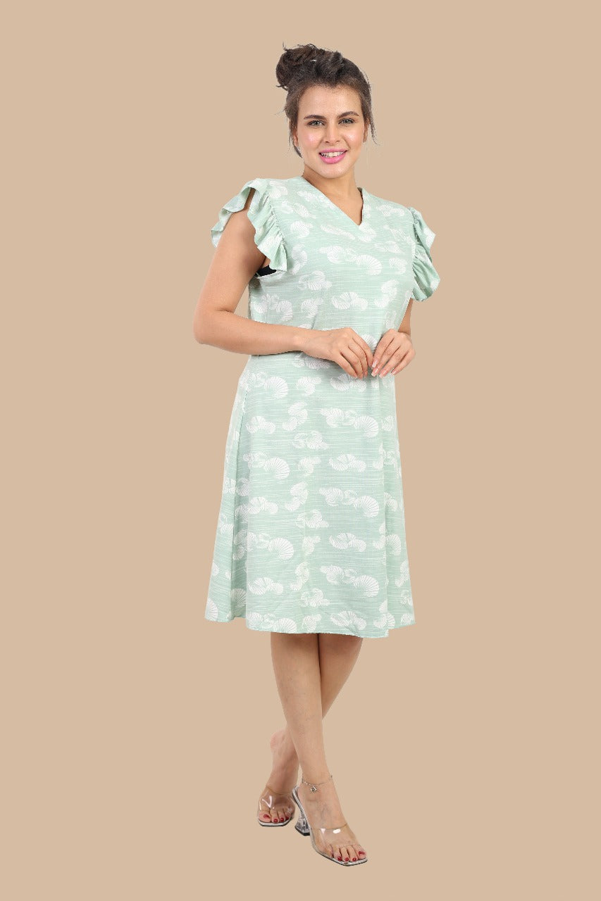 Soft Cotton Loungewear Dress