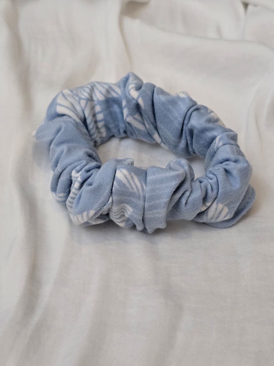 Matching fabric scrunchie