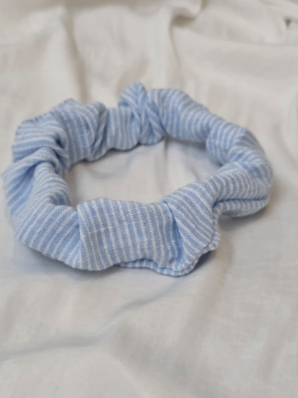 Matching fabric scrunchie