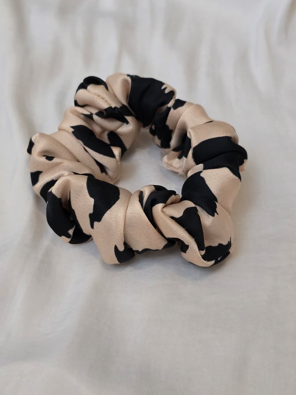 Matching fabric scrunchie