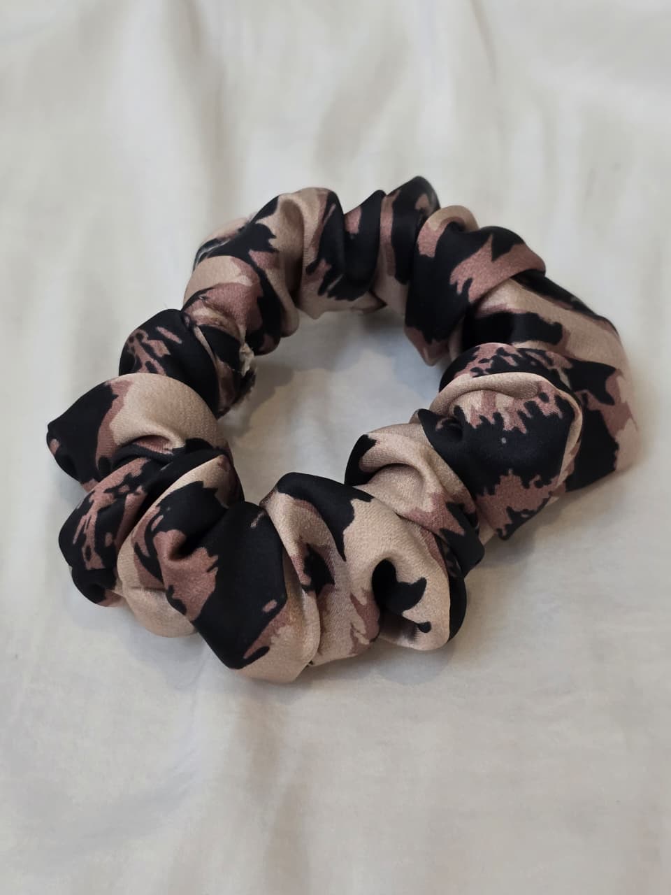 Matching fabric scrunchie