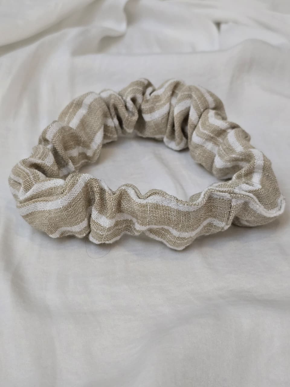 Matching fabric scrunchie