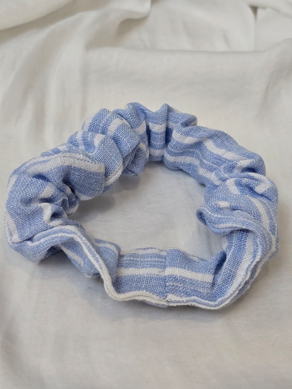 Matching fabric scrunchie