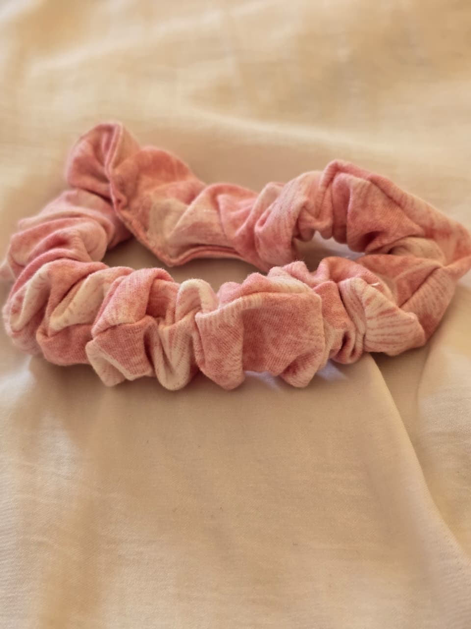 Matching fabric scrunchie